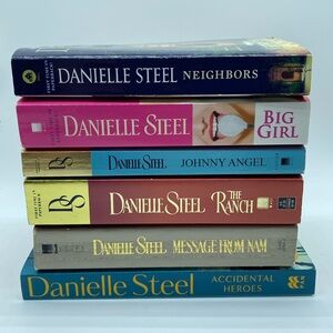 Danielle Steel Bundle of 6 Books The Ranch Big Girl Neighbors Accidental Heroes